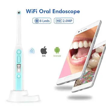 1080P Wireless WiFi Oral Endoscope 200MP HD Dental Camera With Teeth Mirror 8mm Inspection 8 adjustable led lights 
1080P Wireless WiFi Oral Endoscope 200MP HD Dental Camera With Teeth Mirror 8mm Inspection 8 adjustable led lights