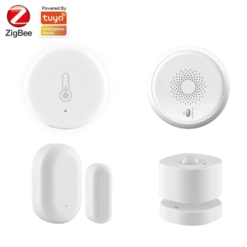 Tuya ZigBee Smart Home Security Battery Powered Temperature And Humidity Sensor/Window Door Gate Sensor/Smoke Detector Sensor
Tuya ZigBee Smart Home Security Battery Powered Temperature And Humidity Sensor/Window Door Gate Sensor/Smoke Detector Sensor