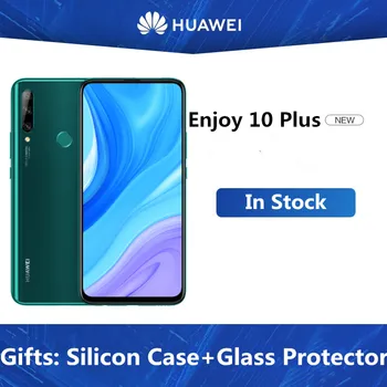 

DHL Fast Delivery HuaWei Enjoy 10 Plus Cell Phone Android 9.0 6.59" 2340x1080 8GB Ram 128GB Rom 48.0MP+16.0MP Elevating Camera