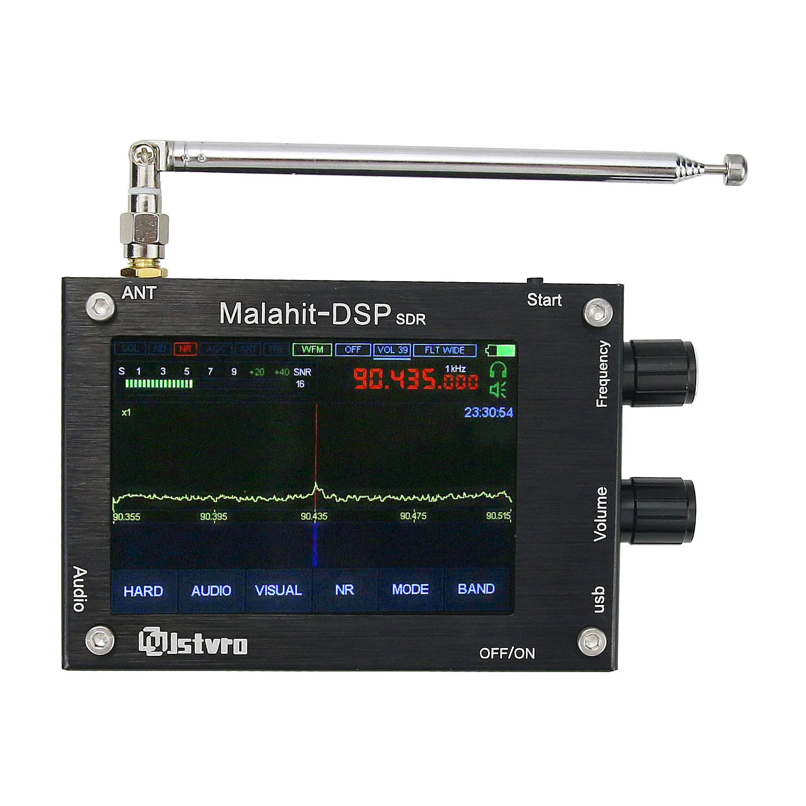 Фото 3 5 дюймов 50 кГц-2 ГГц приемник Malahit SDR DSP программное обеспечение радио