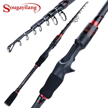 Sougayilan 1.8M 2.1M Telescopic Fishing Rod Carbon Fiber Spinning /Casting Fishing Rod Travel Carp Fishing Rod Tackle Pesca
Sougayilan 1.8M 2.1M Telescopic Fishing Rod Carbon Fiber Spinning /Casting Fishing Rod Travel Carp Fishing Rod Tackle Pesca