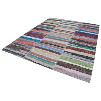 244x303 Cm Multicolor Handmade Rugs Patchwork Rug-8x10 Ft
244x303 Cm Multicolor Handmade Rugs Patchwork Rug-8x10 Ft