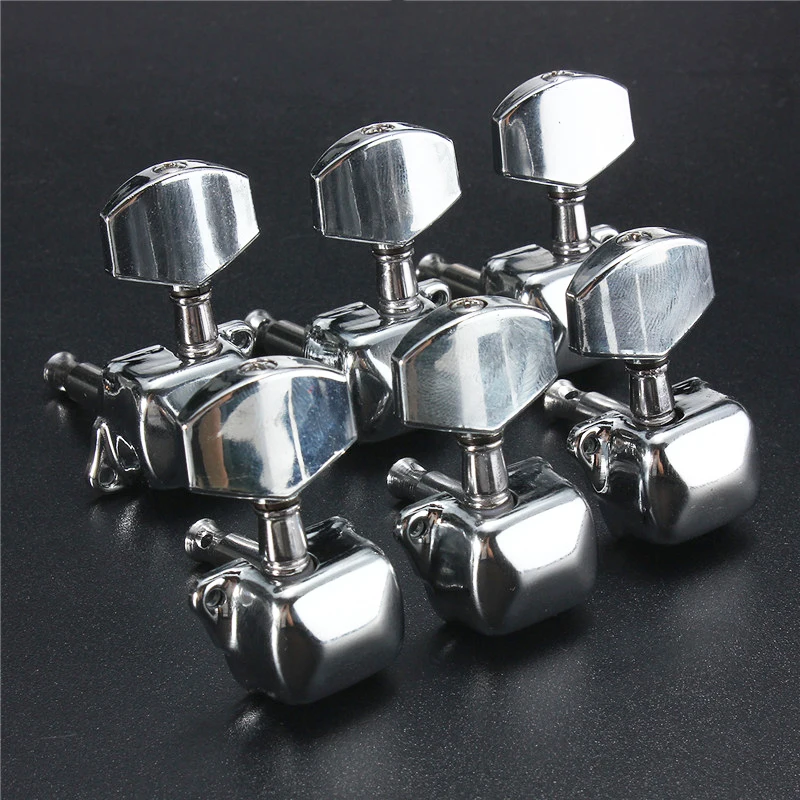 Description Picture 5 of item1pc Guitar Tuning Pegs Open Machine Heads Tuners Keys Oval Button Acoustic For Folk Guitar Parts Tuning Peg Parts