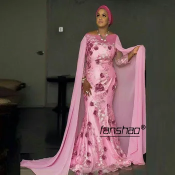 Pink Evening Dress Full Sleeve With Jacket Mermaid Flower Vintage Special Occasion Islamic Dubai Saudi Arabic Plus Prom Dress
Pink Evening Dress Full Sleeve With Jacket Mermaid Flower Vintage Special Occasion Islamic Dubai Saudi Arabic Plus Prom Dress