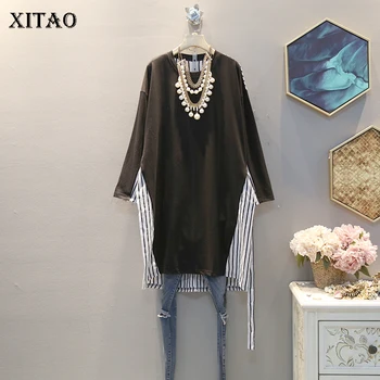 XITAO Pleated Women Dress Fashion Irregular Patchwork Striped Pullover 2020 Spring Summer Minority Casual Style Dress DMY3687
XITAO Pleated Women Dress Fashion Irregular Patchwork Striped Pullover 2020 Spring Summer Minority Casual Style Dress DMY3687