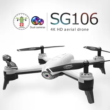 SG106 RC Drone 1080P 720P Dual Camera FPV WiFi Optical Flow Real Time Aerial Video RC Quadcopter Aircraft Dron HD Camera
SG106 RC Drone 1080P 720P Dual Camera FPV WiFi Optical Flow Real Time Aerial Video RC Quadcopter Aircraft Dron HD Camera
