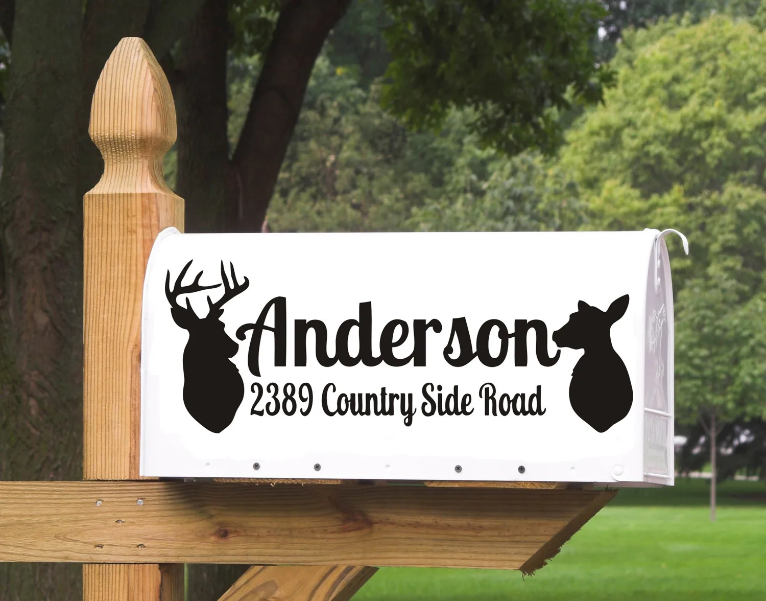 Personalized Name Deer Head Patterned Wall Sign Decal Mailbox Signs Stickers Art Design Vinyl Sticker Custom Family Name M081
Personalized Name Deer Head Patterned Wall Sign Decal Mailbox Signs Stickers Art Design Vinyl Sticker Custom Family Name M081