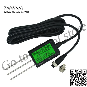 With Aviation Plug Soil Moisture Temperature Sensor Soil Temperature and Humidity UART / RS485 Interface MODBUS Protocol
With Aviation Plug Soil Moisture Temperature Sensor Soil Temperature and Humidity UART / RS485 Interface MODBUS Protocol