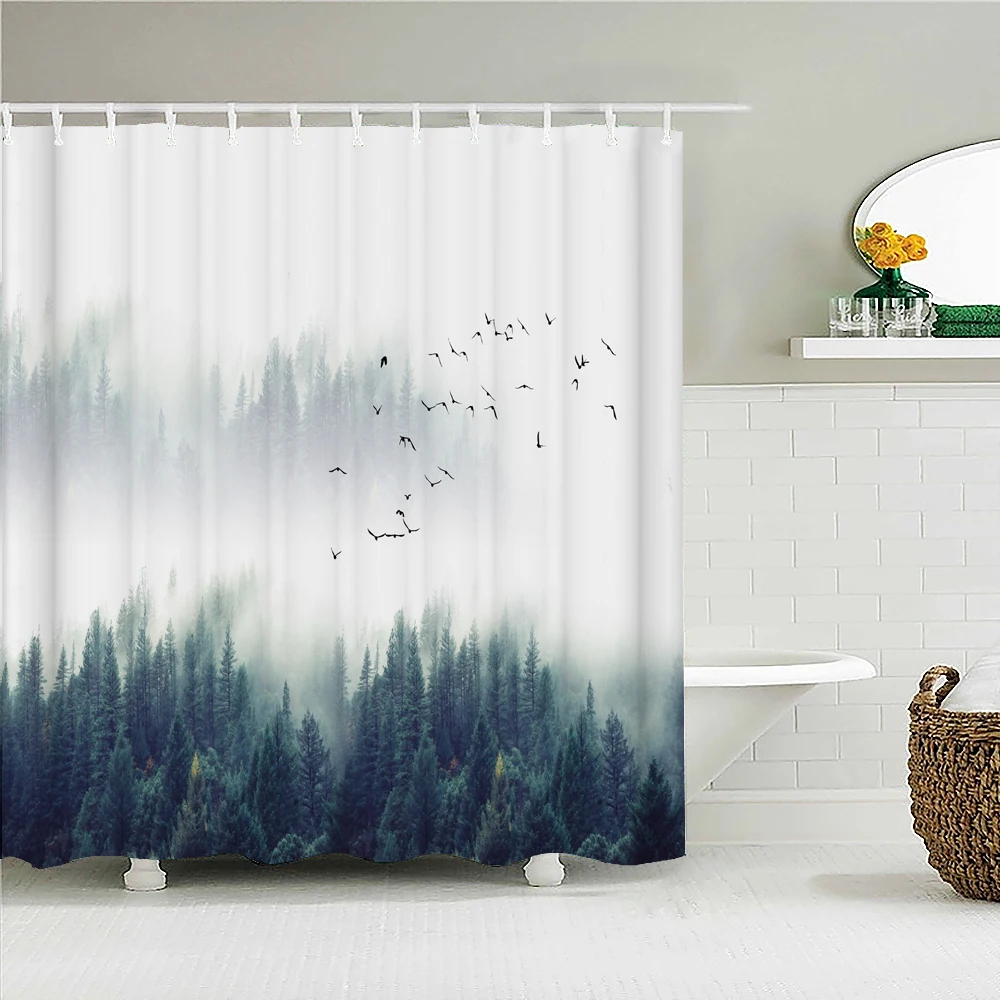 Natural forest landscape Shower Curtains Bathroom Curtain Frabic Waterproof Polyester Bathroom Curtains Decorate with Hooks
Natural forest landscape Shower Curtains Bathroom Curtain Frabic Waterproof Polyester Bathroom Curtains Decorate with Hooks