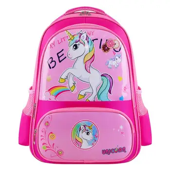 Unicorn Pink Schoolbag For Girls Fashion Cartoon Backpack For Primary School Students Girls Princess Bookbags 2 Size 
Unicorn Pink Schoolbag For Girls Fashion Cartoon Backpack For Primary School Students Girls Princess Bookbags 2 Size