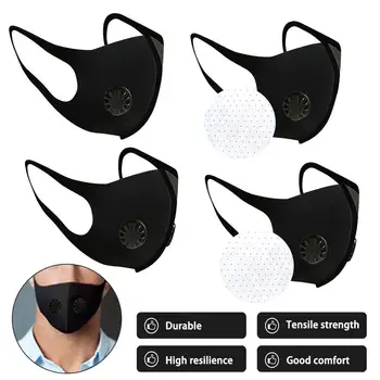 PM2.5 face mask with filter Reusable anti-flu dust allergy mask single double air valve
PM2.5 face mask with filter Reusable anti-flu dust allergy mask single double air valve