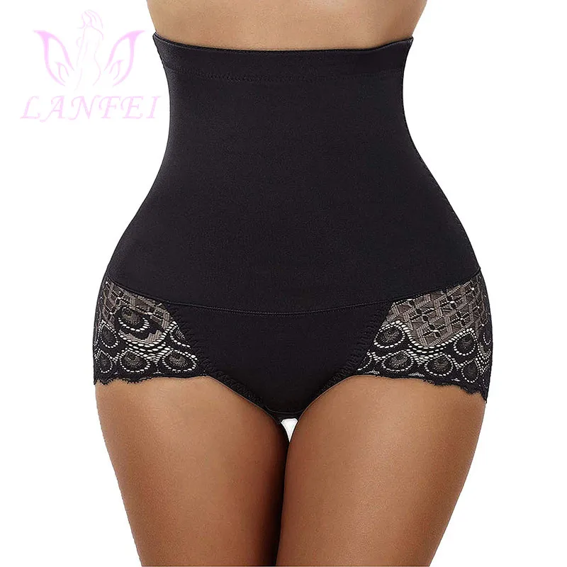 

LANFEI Women Seamless Body Shaper Panties High Waist Trainer Tummy Control Slimming Panty Hip Enhancer Butt Lifter Underwear