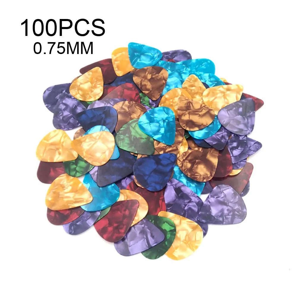 Durable High Quality Newest Practical Useful Guitar Picks Plectrums Set Thick 0.75mm 100 Celluloid Colorful Electric
Durable High Quality Newest Practical Useful Guitar Picks Plectrums Set Thick 0.75mm 100 Celluloid Colorful Electric