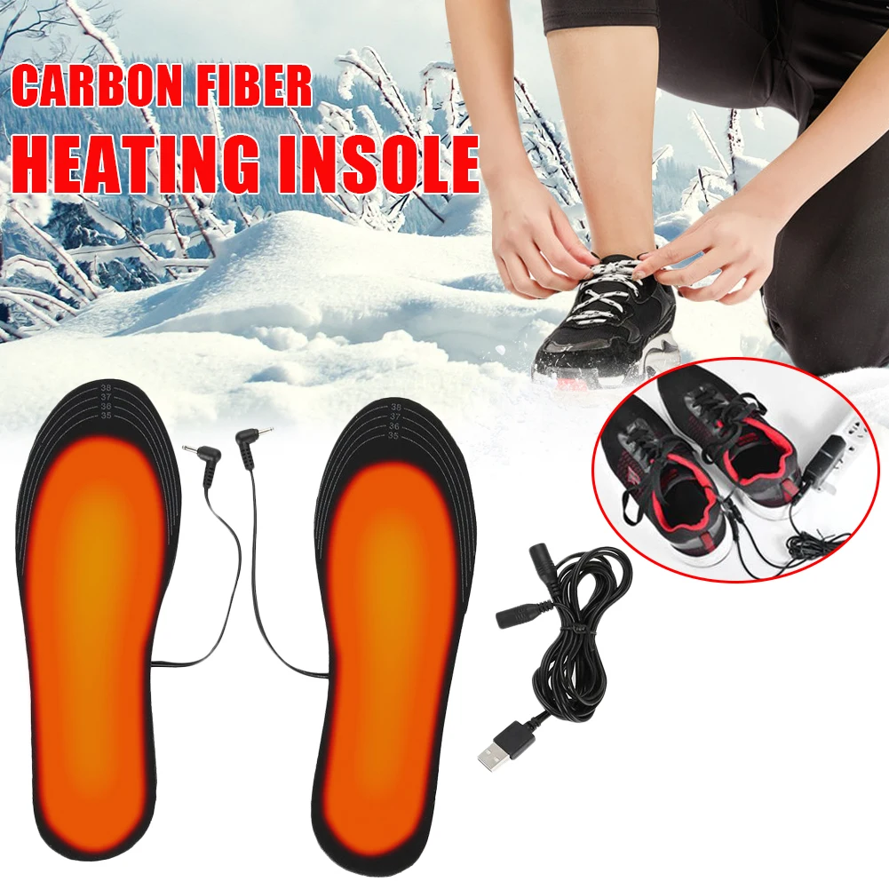 2Pcs Heated Shoe Insoles Warm Insoles USB Sock Mat Electrically Heating Washable Thermal Shoe Pad for Unisex Outdoor Camping
2Pcs Heated Shoe Insoles Warm Insoles USB Sock Mat Electrically Heating Washable Thermal Shoe Pad for Unisex Outdoor Camping