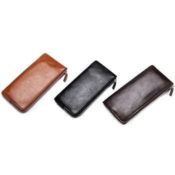 DEABOLAR Men Wallets Classic Long Style Card Holder Quality Zipper Large Capacity Big for Cell Phone Wallet
DEABOLAR Men Wallets Classic Long Style Card Holder Quality Zipper Large Capacity Big for Cell Phone Wallet