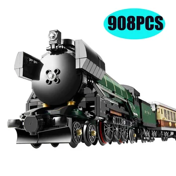 21005 908Pcs Compatible Lepining Technic Series Emerald Night Train Model Building Kit Block Bricks Toys Christmas Gift 10194 
21005 908Pcs Compatible Lepining Technic Series Emerald Night Train Model Building Kit Block Bricks Toys Christmas Gift 10194