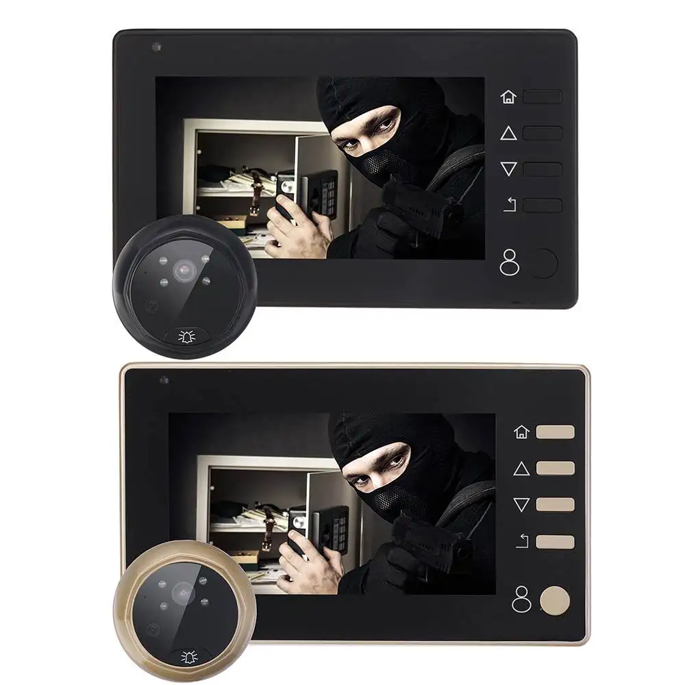 4.3 Inch Digital Door Camera Doorbell Super-Wide Angle W10 Peephole Viewer Video Eye CMOS Sensor Doorbell Outdoor Door Bell
4.3 Inch Digital Door Camera Doorbell Super-Wide Angle W10 Peephole Viewer Video Eye CMOS Sensor Doorbell Outdoor Door Bell
