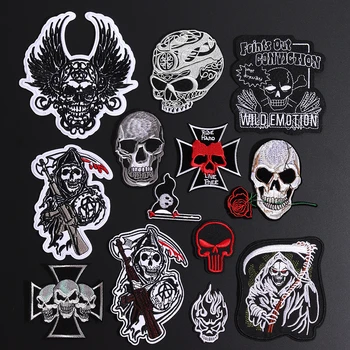 Fine Human skeleton Patches for Clothes Coat Jeans Decor Iron On Skull Appliques 3D Diy Punk Style Bikers Coat Jeans Hat Badges
Fine Human skeleton Patches for Clothes Coat Jeans Decor Iron On Skull Appliques 3D Diy Punk Style Bikers Coat Jeans Hat Badges