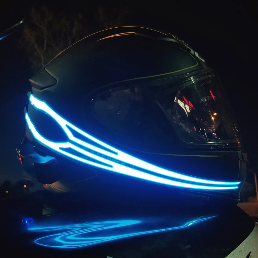 Motorcycle Helmet Light Strip Waterproof LED EL Cold Light Night Riding Signal Luminous Modified Light Helmet Sticker
Motorcycle Helmet Light Strip Waterproof LED EL Cold Light Night Riding Signal Luminous Modified Light Helmet Sticker