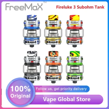 New Original Freemax Fireluke 3 Subohm Tank 3ml Capacity & 0.15ohm/0.2ohm Coil Atomizer for Freemax Maxus 100W TC Kit Vs Zeus X
New Original Freemax Fireluke 3 Subohm Tank 3ml Capacity & 0.15ohm/0.2ohm Coil Atomizer for Freemax Maxus 100W TC Kit Vs Zeus X