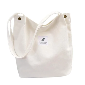 Women's Corduroy Canvas Shoulder Bag Eco-Friendly Cloth Handbag Tote Bag Reusable Shopping Bag Cotton Lining Bag
Women's Corduroy Canvas Shoulder Bag Eco-Friendly Cloth Handbag Tote Bag Reusable Shopping Bag Cotton Lining Bag