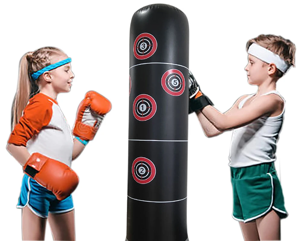Inflatable Punching Bag Stress Punch Tower Speed Bag Stand Power with air inflator pump for kids adult
Inflatable Punching Bag Stress Punch Tower Speed Bag Stand Power with air inflator pump for kids adult