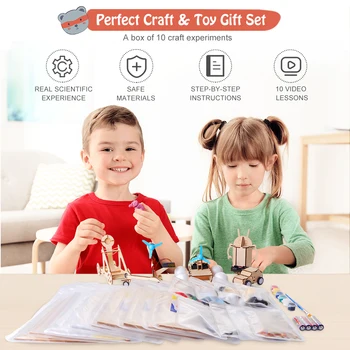 LANDZO STEAM Educational Toys for Kids Pupils Children Learning DIY Craft Science Technology Manual Physical Experiment Set Gift
LANDZO STEAM Educational Toys for Kids Pupils Children Learning DIY Craft Science Technology Manual Physical Experiment Set Gift