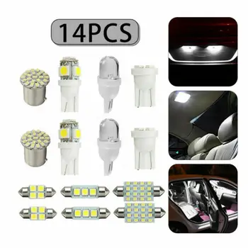 14pcs SUV Car Interior Package LED Map Dome License Plate Mixed Light Accessories
14pcs SUV Car Interior Package LED Map Dome License Plate Mixed Light Accessories