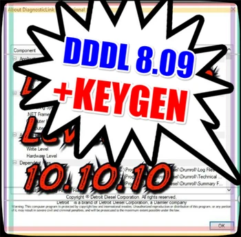 Detroit Diesel Diagnostic Link 8.09 DDDL WITH KEYGEN- Hardware Level 10 with additional features and GRAYED parameters support
Detroit Diesel Diagnostic Link 8.09 DDDL WITH KEYGEN- Hardware Level 10 with additional features and GRAYED parameters support