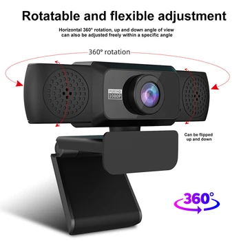 1080P HD Rotatable Webcam With Mic PC Desktop Web Camera Cam Mini Computer WebCamera Cam With Bracket For Video Recording Work
1080P HD Rotatable Webcam With Mic PC Desktop Web Camera Cam Mini Computer WebCamera Cam With Bracket For Video Recording Work
