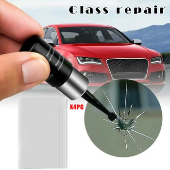 Chip Glass Repair Tool Repair Fluid 4 Bottles Windshield Crack Restore 3ml/Bottle Kit
Chip Glass Repair Tool Repair Fluid 4 Bottles Windshield Crack Restore 3ml/Bottle Kit