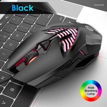 VODOOL Q1 USB Wired Mouse 3200 DPI Adjustable 6 Buttons Gaming Mice with RGB Breathing Lamp for Game Office Work
VODOOL Q1 USB Wired Mouse 3200 DPI Adjustable 6 Buttons Gaming Mice with RGB Breathing Lamp for Game Office Work