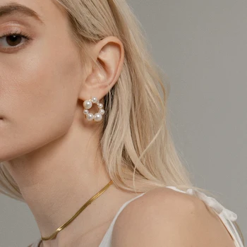 Brass With 18K Gold Pearl Stud Earrings Punk Party Gown Runway T Show Hiphop Gothic Korean Japan INS Boho Top
Brass With 18K Gold Pearl Stud Earrings Punk Party Gown Runway T Show Hiphop Gothic Korean Japan INS Boho Top