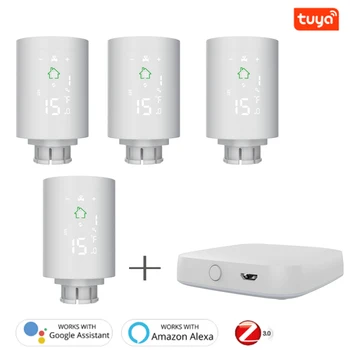 Tuya ZigBee 3.0 Smart Thermostatic Radiator Valve Controller TRV Thermostat Tuya Temperature Voice Control Works With Alexa Goog
Tuya ZigBee 3.0 Smart Thermostatic Radiator Valve Controller TRV Thermostat Tuya Temperature Voice Control Works With Alexa Goog