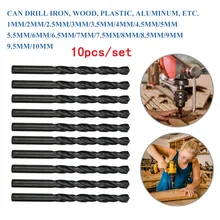 10pcs 2-8mm Cobalt High Speed Steel Twist Drill Bit HSS Metric Drill Tool Set The Whole Ground Metal Reamer Tool For Metal Wood
10pcs 2-8mm Cobalt High Speed Steel Twist Drill Bit HSS Metric Drill Tool Set The Whole Ground Metal Reamer Tool For Metal Wood