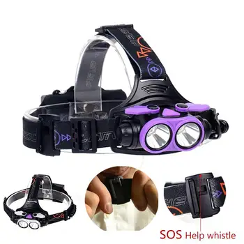 T6 LED 20000LM USB Recharge Headlamp 4 Modes Waterproof Cycling Flashlight Outdoor Light Head Light Cycling Headlamp
T6 LED 20000LM USB Recharge Headlamp 4 Modes Waterproof Cycling Flashlight Outdoor Light Head Light Cycling Headlamp