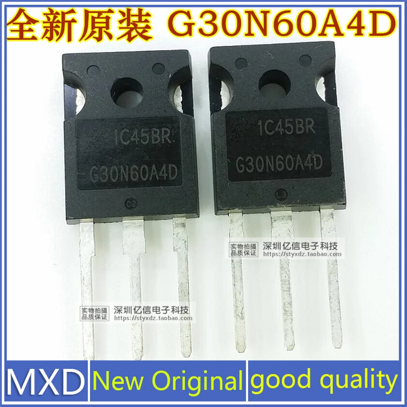 5Pcs/Lot New Original G30N60A4D HGTG30N60A4D Field Effect Mostube 30A 600V Good Quality 
5Pcs/Lot New Original G30N60A4D HGTG30N60A4D Field Effect Mostube 30A 600V Good Quality