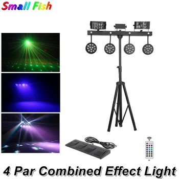 American Dj LED 4 Par Combined Effect Light 126W Disco Laser Projector Par Light DMX 512 Foot Controller Party Disco Lights
American Dj LED 4 Par Combined Effect Light 126W Disco Laser Projector Par Light DMX 512 Foot Controller Party Disco Lights