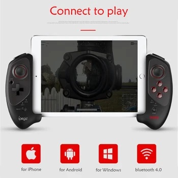 Pg-9083S Bluetooth Gamepad Wireless Game Controller For Android/Ios Mobile Phone Tablet Ipega Telescopic Handle
Pg-9083S Bluetooth Gamepad Wireless Game Controller For Android/Ios Mobile Phone Tablet Ipega Telescopic Handle