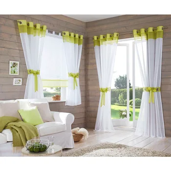 Sheer Curtain Solid Color Stitching Double Hole Window Screen for Living Room Kitchen Valance Tulle Drape Grommet X157#40
Sheer Curtain Solid Color Stitching Double Hole Window Screen for Living Room Kitchen Valance Tulle Drape Grommet X157#40