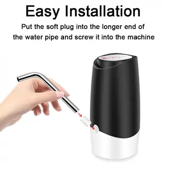Portable 4.5L - 18.9L Barrelled Push-button Rechargeable Electric Dispenser Water Pump with USB and 304 Stainless Steel Tube
Portable 4.5L - 18.9L Barrelled Push-button Rechargeable Electric Dispenser Water Pump with USB and 304 Stainless Steel Tube