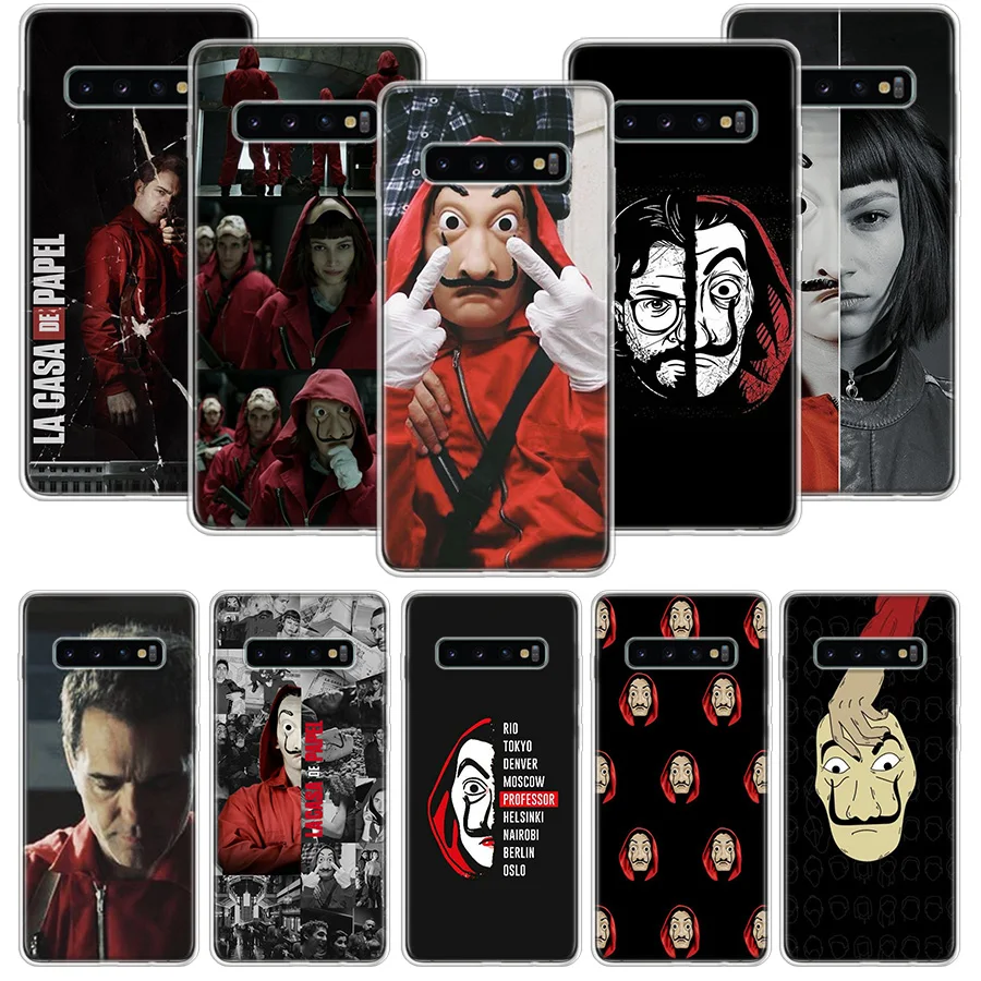 La Casa de papel Case for Samsung Galaxy Note 10 9 8 S10+ Lite S9 S8 J4 J6 J8 Plus 2018 S7 S6 Edge Soft Phone Coque
La Casa de papel Case for Samsung Galaxy Note 10 9 8 S10+ Lite S9 S8 J4 J6 J8 Plus 2018 S7 S6 Edge Soft Phone Coque