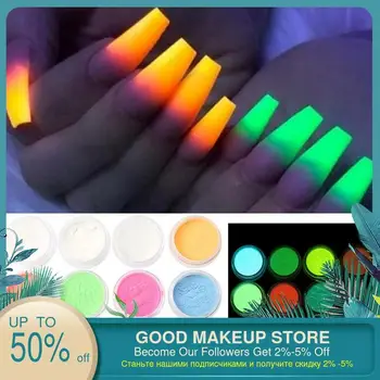 12 Colors Nail Nightlight Powder Fluorescent Luminescent Powder Ultra-bright Light Storage Powder Nail Art Polish Glitter DIY
12 Colors Nail Nightlight Powder Fluorescent Luminescent Powder Ultra-bright Light Storage Powder Nail Art Polish Glitter DIY