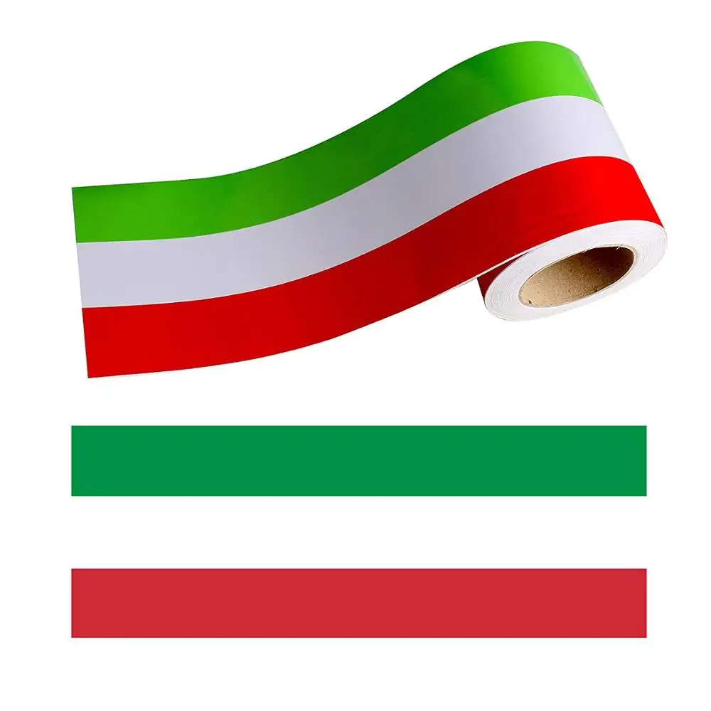Three-color Italian Italy Flag Sticker Strip Decal Badge Bright Color Universal Car Sticker Auto Styling
Three-color Italian Italy Flag Sticker Strip Decal Badge Bright Color Universal Car Sticker Auto Styling