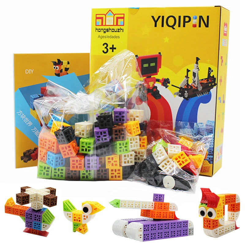 108Pcs Early Education 10 Color Building Blocks DIY Toy Connected Checkered Building Blocks Educational Toys For Children
108Pcs Early Education 10 Color Building Blocks DIY Toy Connected Checkered Building Blocks Educational Toys For Children