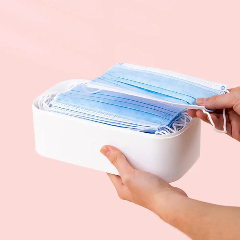 1 Piece Foldable Face Mask Organizer Box Container Mask Storage Clip