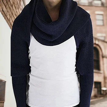 Women Scarf Knit Decorative Solid Daily Soft Artificial Wool Wrap Home Winter Warm Protective Office Outdoor With Sleeve
Women Scarf Knit Decorative Solid Daily Soft Artificial Wool Wrap Home Winter Warm Protective Office Outdoor With Sleeve