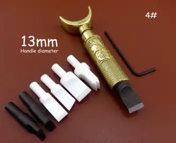 1set Leather Craft Double Bearing Swivel Carving Knife Cutter Tool +6pcs Blade - Stamping Stylus Spoon Embossing Creaser Groover
1set Leather Craft Double Bearing Swivel Carving Knife Cutter Tool +6pcs Blade - Stamping Stylus Spoon Embossing Creaser Groover