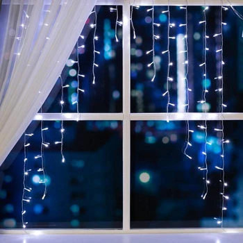 Garland "Fringe-arch" 1 х 1 m, IP20, transparent thread, 126 LED, white glow, 8 modes, 220 V 
Garland "Fringe-arch" 1 х 1 m, IP20, transparent thread, 126 LED, white glow, 8 modes, 220 V