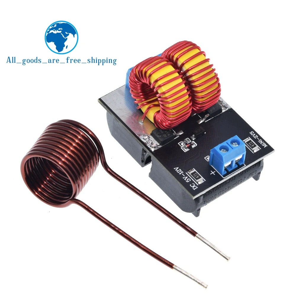 DC 5-12V Mini ZVS Low Voltage Induction Heating Power Supply Module Induction Heating board for induction Heating with Coil
DC 5-12V Mini ZVS Low Voltage Induction Heating Power Supply Module Induction Heating board for induction Heating with Coil